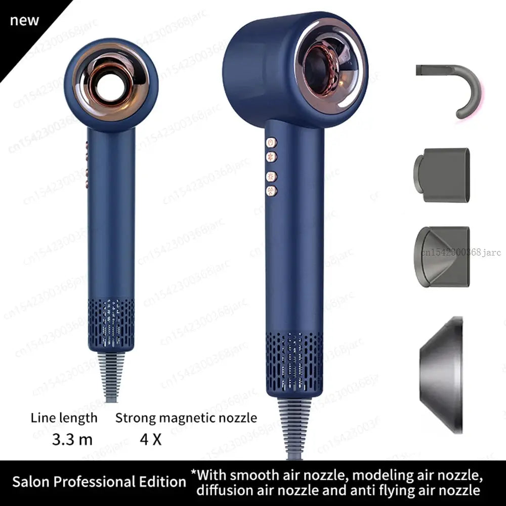 Leafless Hair Dryer | Negative Ion | Brushless Motor | Thermostatic Control