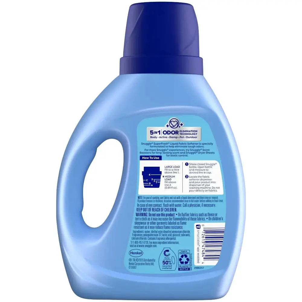 Liquid Fabric Softener | Super Fresh Scent | 40 Loads | 35.7 Oz