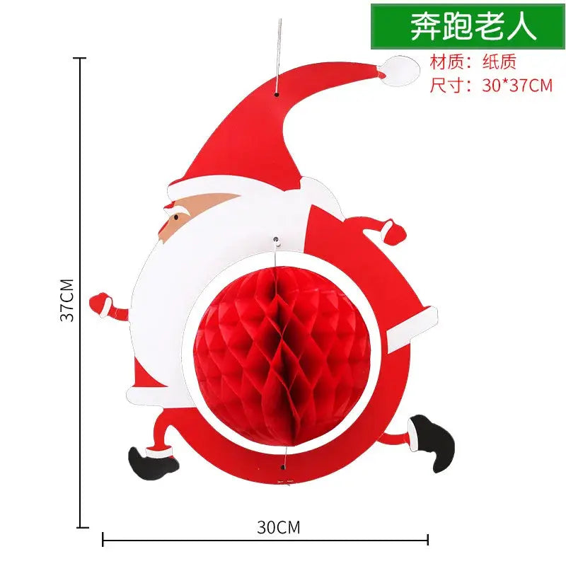 Christmas Tree Ornaments | Assorted Figures | PVC Material | 10 Pack
