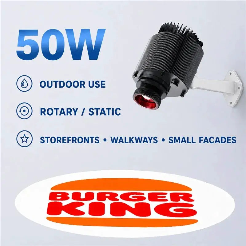LED Image Projector | IP67 Waterproof | Custom Gobo Logo | HD Projection