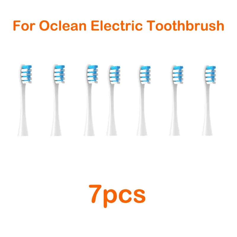 For Oclean Flow/X/ X PRO/ Z1/ F1/ One/ Air 2 /SE Brush Heads Soft DuPont Sonic Toothbrush Vacuum Bristle 7pcs Replacement Heads from PriceLows™