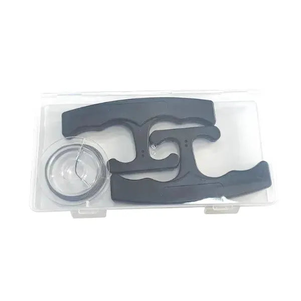 Car Emblem Remover Tool Kit | 30 Cm Steel Wire | Plastic Handle | Green