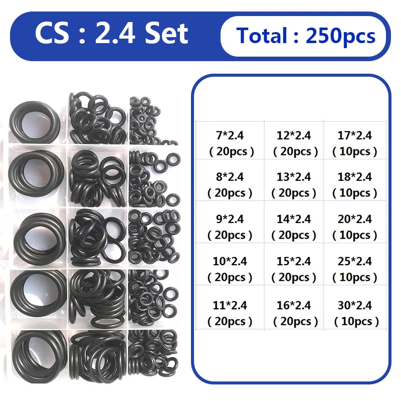O Ring Oring Rubber Gaskets Seal Ring Nitrile Rubber waterproof High Pressure O-Ring NBR Sealing Elastic Band O Rubber Ring Set from PriceLows™