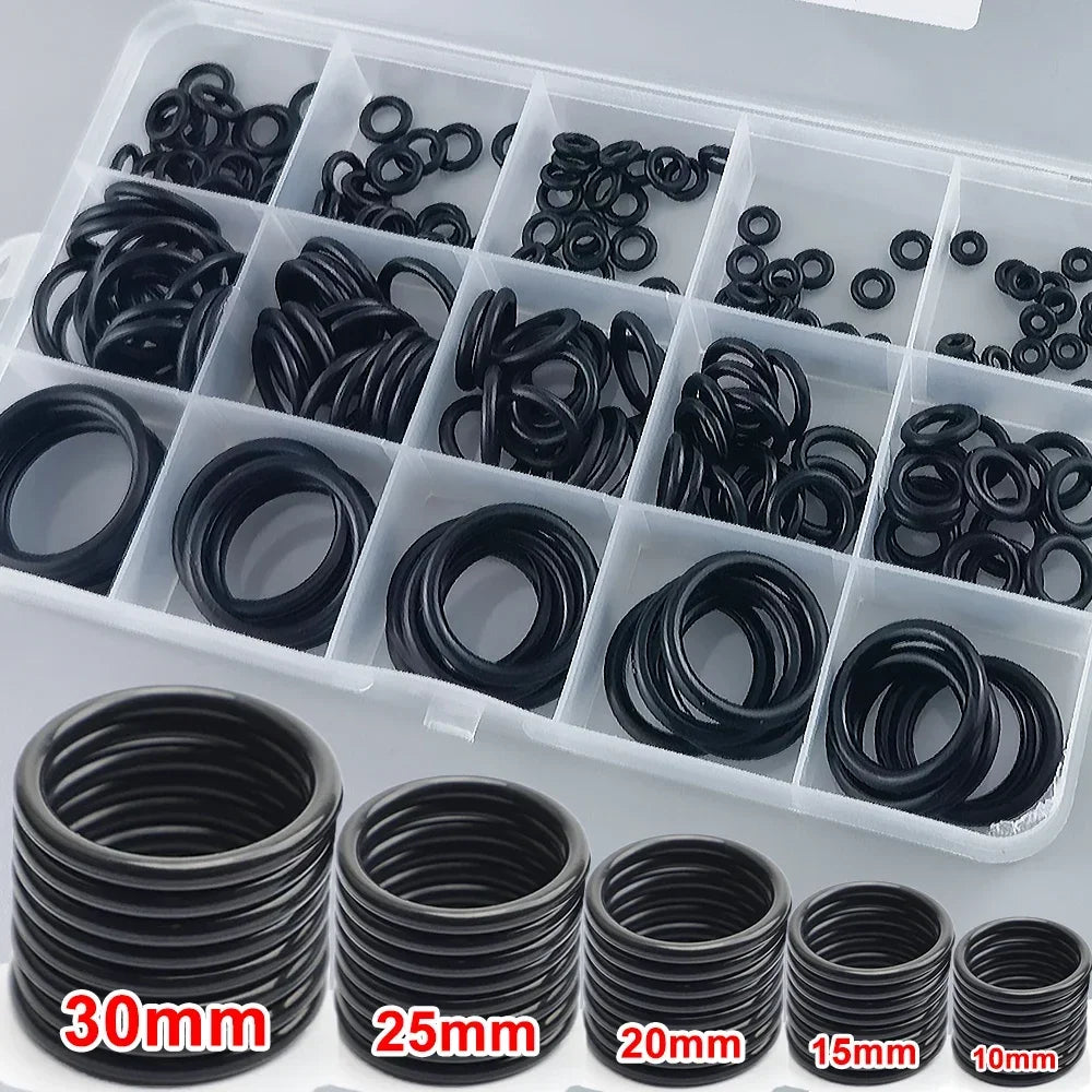 Nitrile Rubber Round Gasket Sealing O Ring Set Elastic Oil Resist Washer Gaskets Seals for Faucet Professional Plumbing Repair from PriceLows™