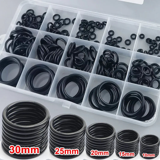 Nitrile Rubber Round Gasket Sealing O Ring Set Elastic Oil Resist Washer Gaskets Seals for Faucet Professional Plumbing Repair from PriceLows™