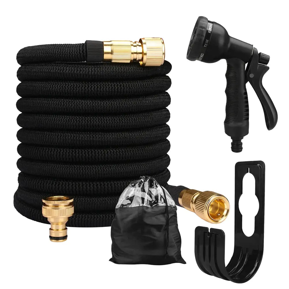Garden Water Hose Expandable Double Metal Connector High Pressure Pvc Reel Magic Water Pipes for Garden Farm Irrigation Car Wash from PriceLows™
