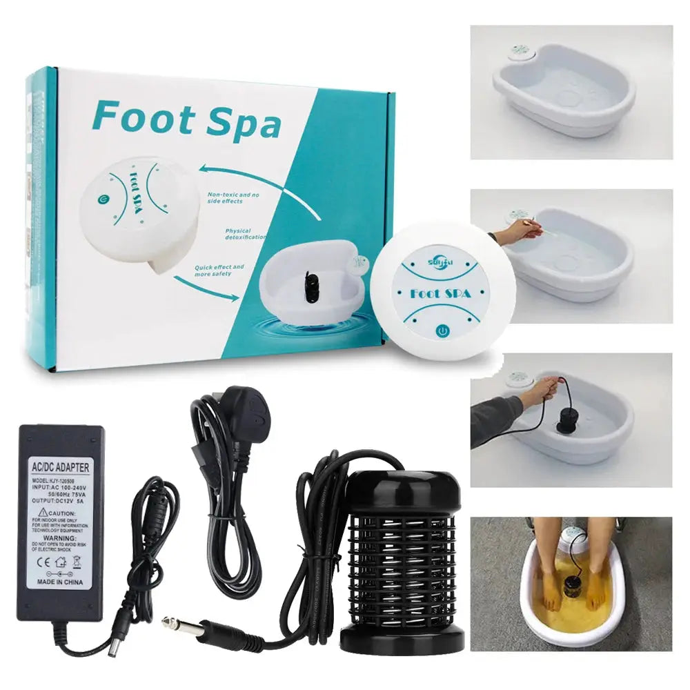 Ionic Foot Spa Massager | Detox Bath Machine | Relieves Fatigue & Boosts Vitality