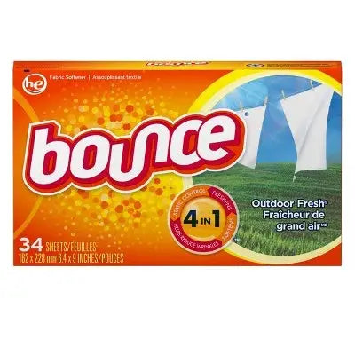 Fabric Softener Dryer Sheets | Outdoor Fresh | Bleach Free | 60 Sheet Pack