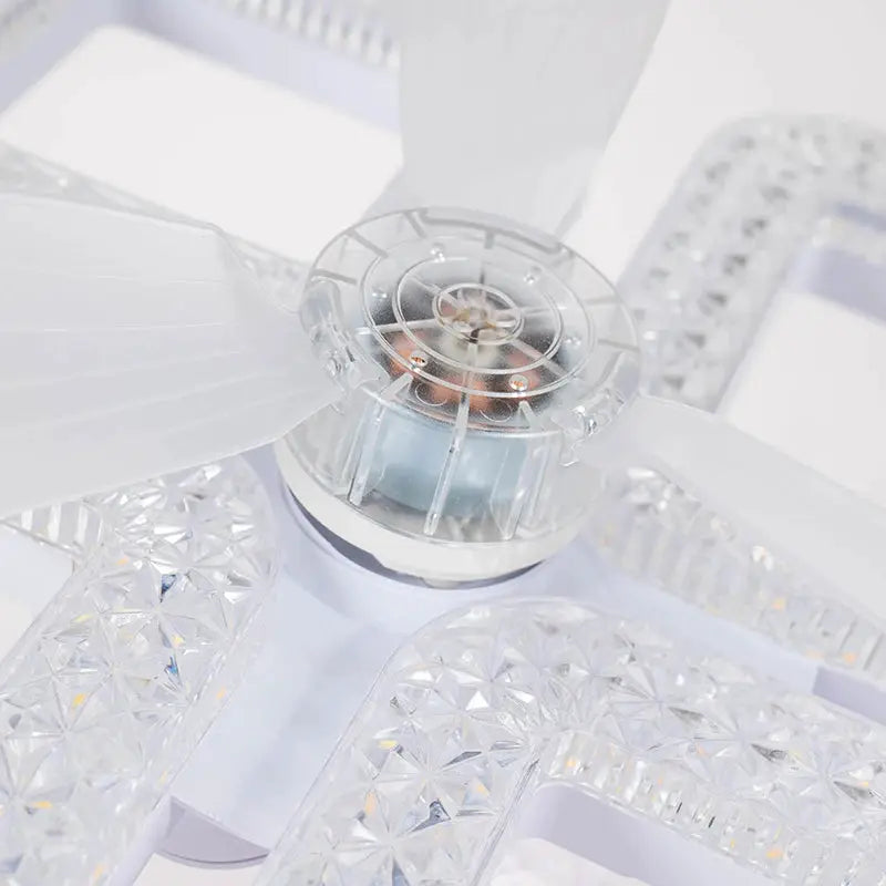LED Ceiling Fan | 48W Dimmable | Remote Control E27 Socket | 32cm