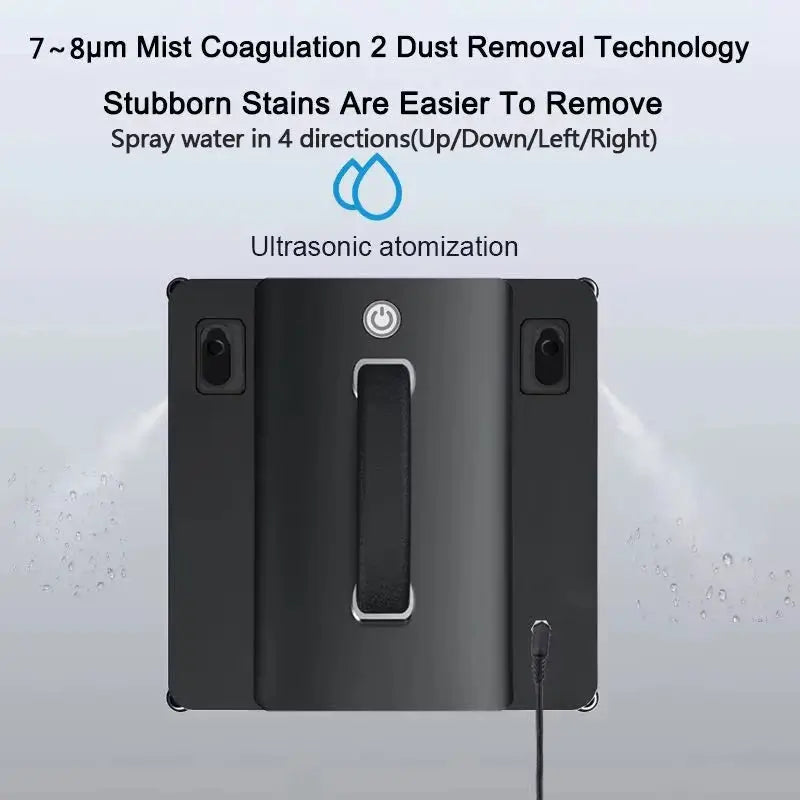 Window Cleaning Robot | App And Remote Control | Auto Water Spray | W-S9S