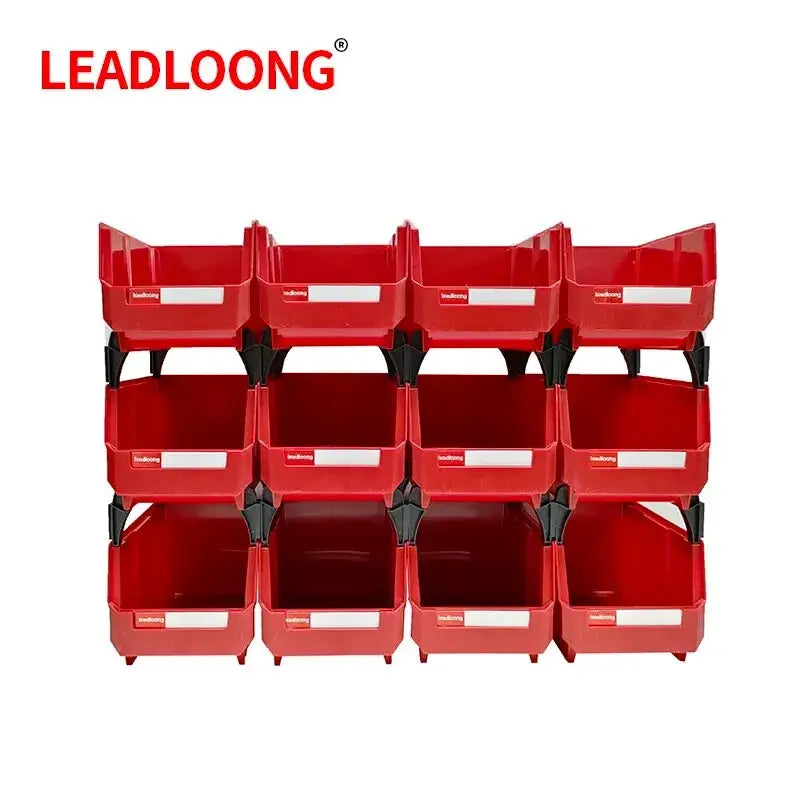 LEADLOONG V2 Part Bin 12pcs 8 X5x4in/20*13*11cm Sundries Tool Organizer Box Suitable For Office Desk And Car Accessories Storage from PriceLows™