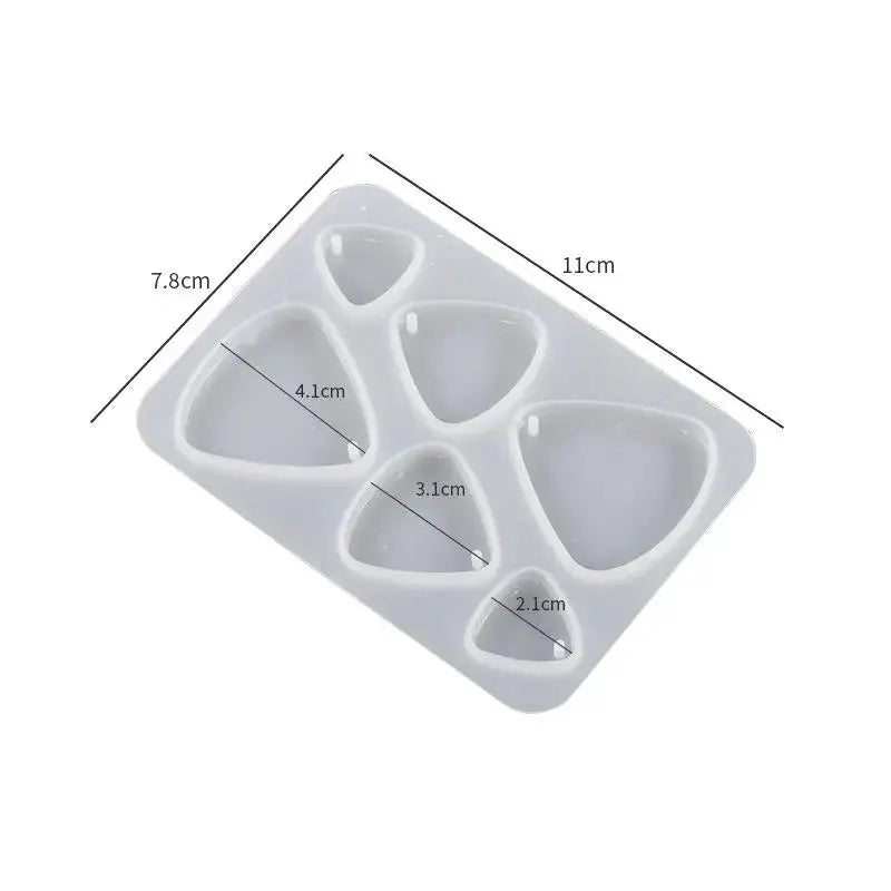 Geometric Silicone Mold | Epoxy Resin Casting | Jewelry Making Tool
