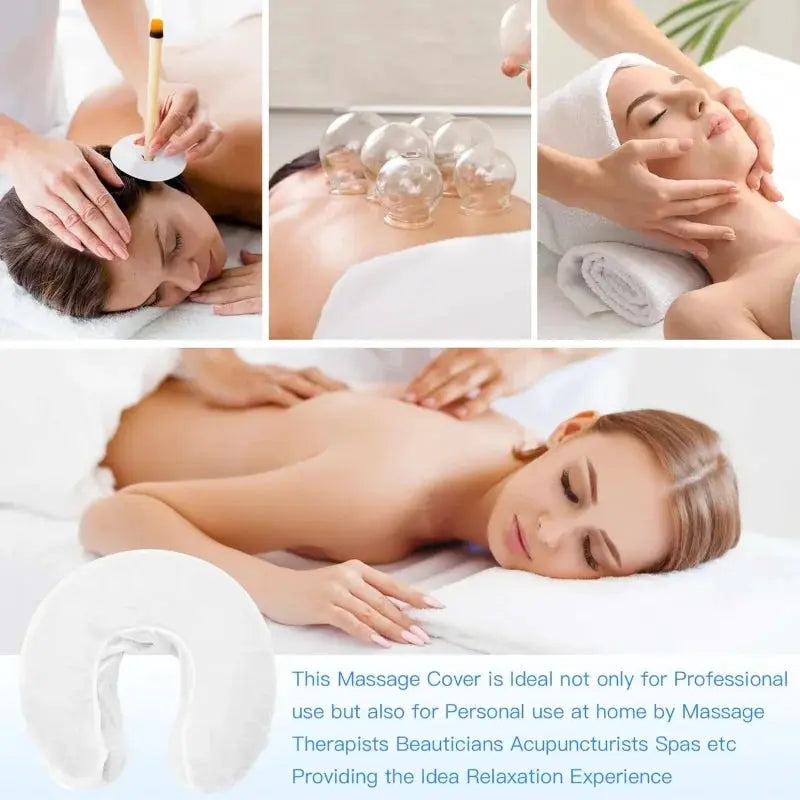 Non Woven U Shaped Headrest Pillowcase | Disposables for Beauty Spa