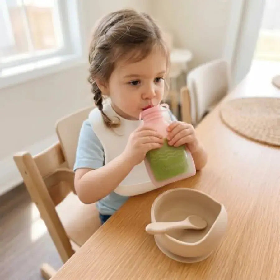 Reusable Silicone Baby Food Pouches | BPA-Free | 5 Oz Capacity | 4 Pack