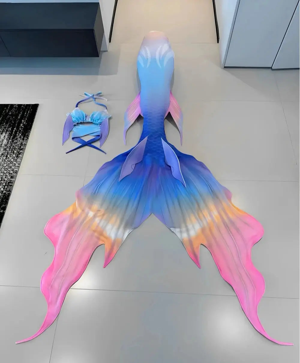 Mermaid Tail Swimsuit Custom High-quality Tail with Adjustable Bra for Professional Aquarium Diving and Photography from PriceLows™