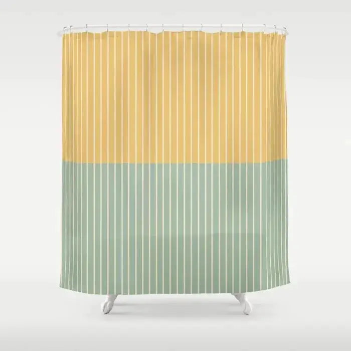 Simple Colorful Lines Modern Fashion Pattern Shower Curtain Home Decoration Creative Personalized Shower Curtains from PriceLows™