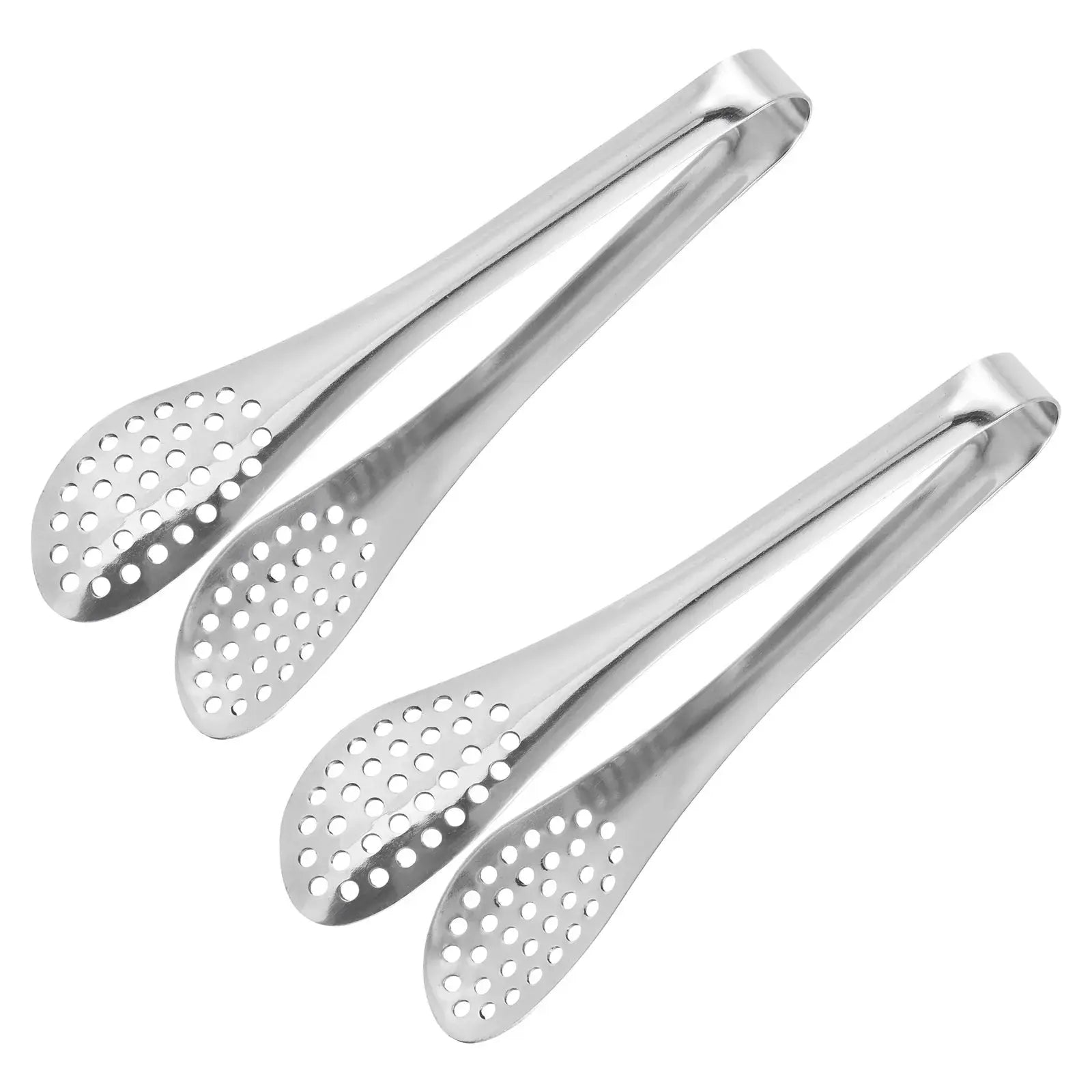 2pcs Silver Serving Tongs 7 Inch - Stainless Steel Ice Tongs Mini Sugar Tongs for Appetizers Charcuterie Dessert Tea Bar Cafe from PriceLows™