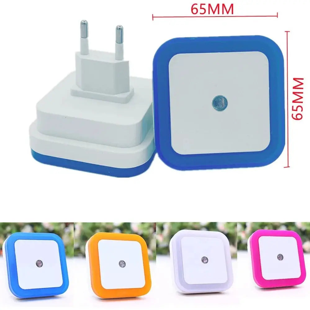 LED Night Light | Light Sensor | 85V-265V EU US Plug | Kids Living Room Bedroom