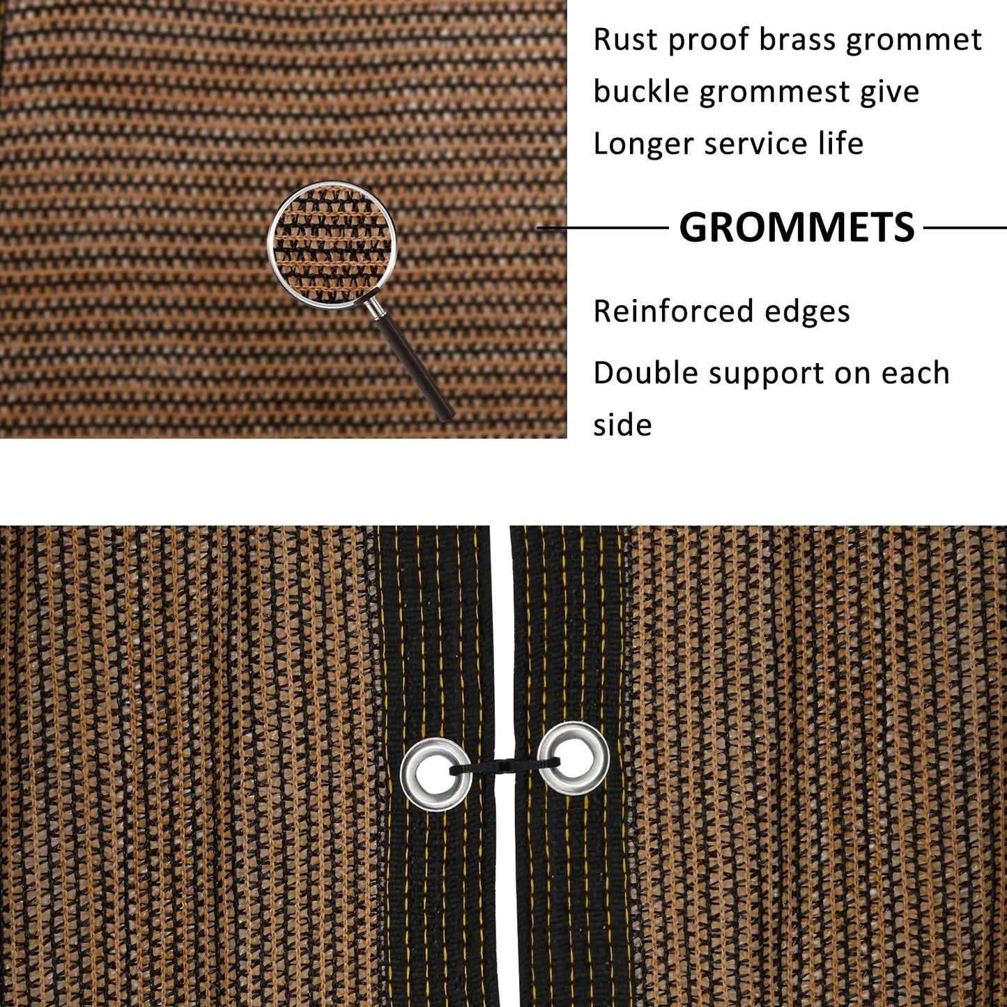 Privacy Fence Screen | 120GSM Hdpe Mesh Shade Net | Black Color | 3.2 By 20 Ft