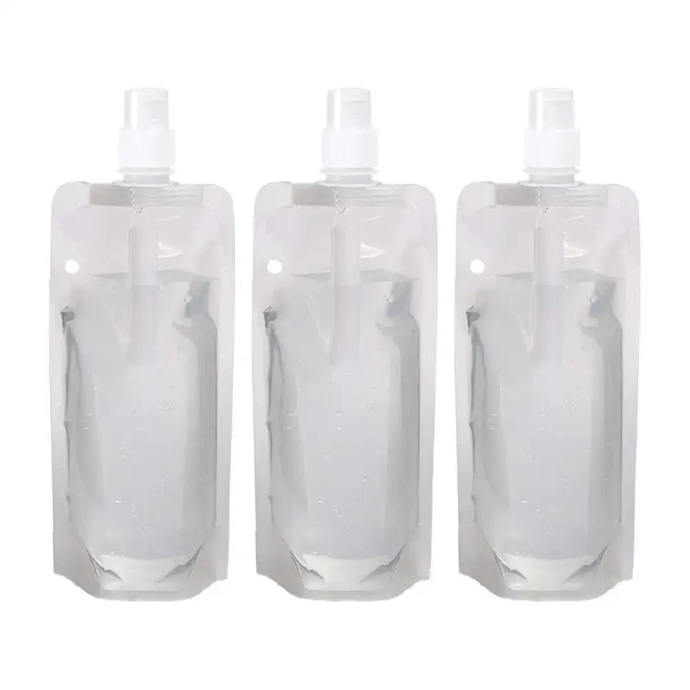 Cycling Water Bottle Foldable Portable 480ml Leak-Proof Durable Sport Water Bag Climbing and Camping Folding Water Bottle from PriceLows™