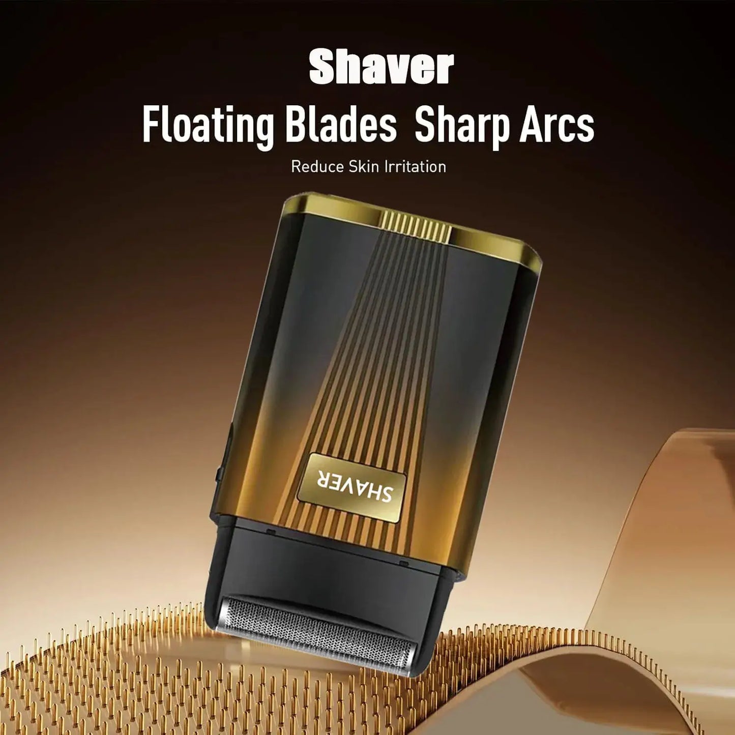 Electric Foil Shaver | Cordless Rechargeable | LED Display | Steel Blades