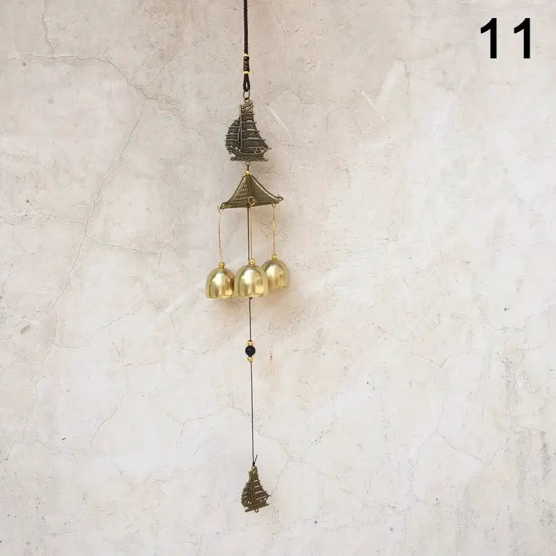 Antique Wind Chime Copper Yard Garden Outdoor Living Decoration Metal Wind Chime from PriceLows™