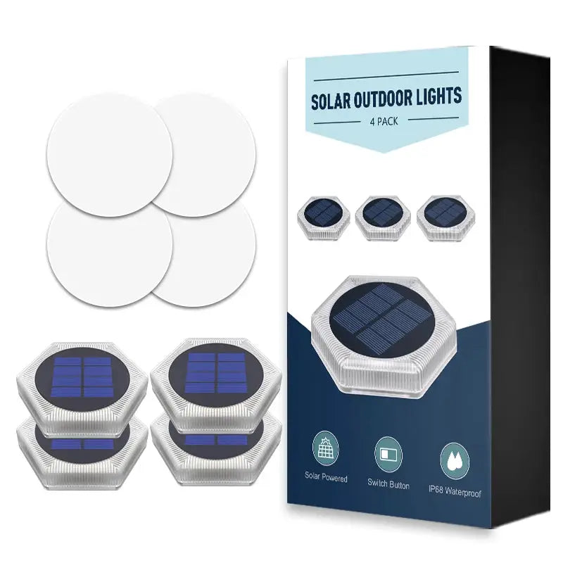 Solar Lights Outdoor Solar Garden Step Lighting Waterproof For Stairs Patio Pathway Yard Fence Wall Lamp Christmas Decoration from PriceLows™