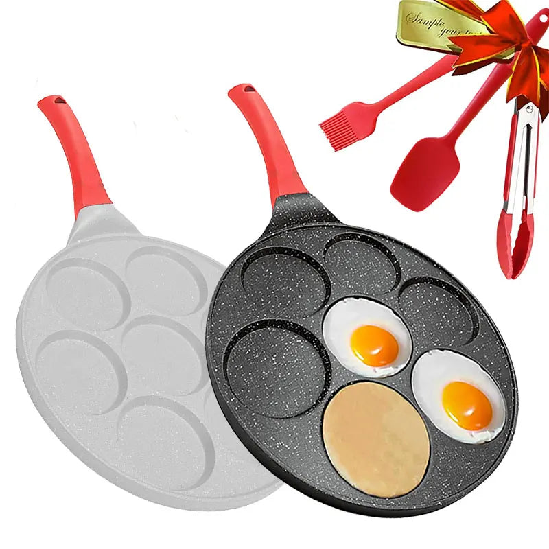 Mini Pancake Pan | 7-Cup Capacity | Aluminum Alloy Nonstick | One Size