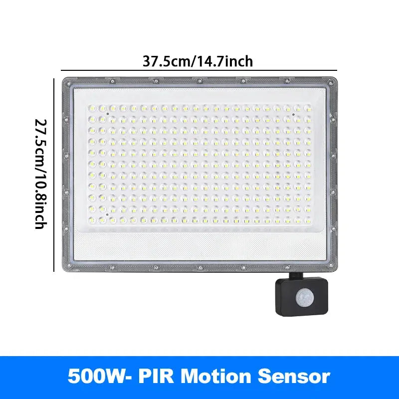 LED Flood Light | PIR Motion Sensor | IP66 Waterproof | 220V 50W-500W