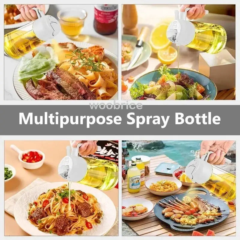 Oil Sprayer | Glass Bottle | Anti Leakage | 2 In 1