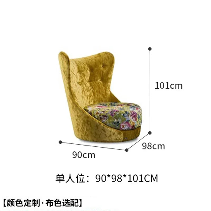 Sofa | Corner Sofa With Velvet Fabric | Modern Light Luxury | XS