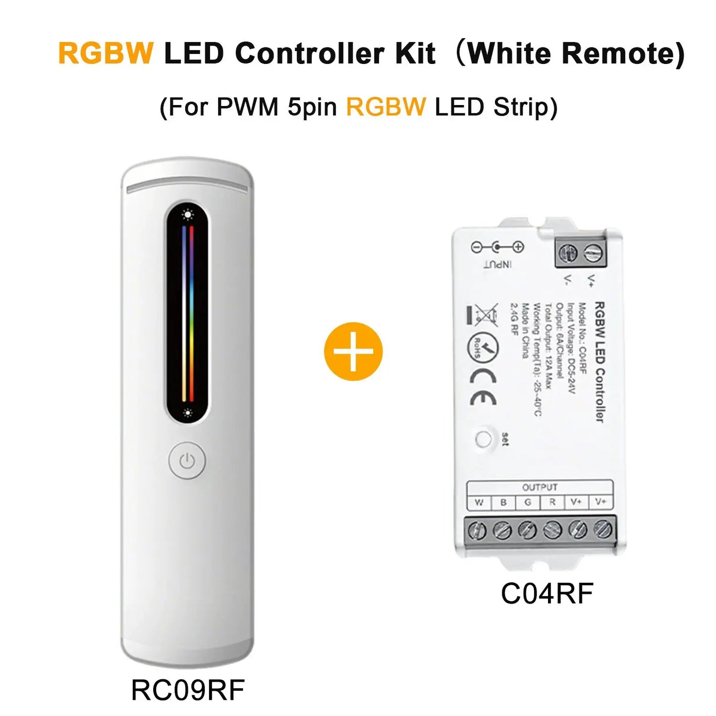 2.4GHz LED Controller RF Remote Wireless LED Dimmer C01RF C02RF C03RF C04RF C05RF DIM CCT RGB RGBW COB 2835 LED Strip Lighting from PriceLows™