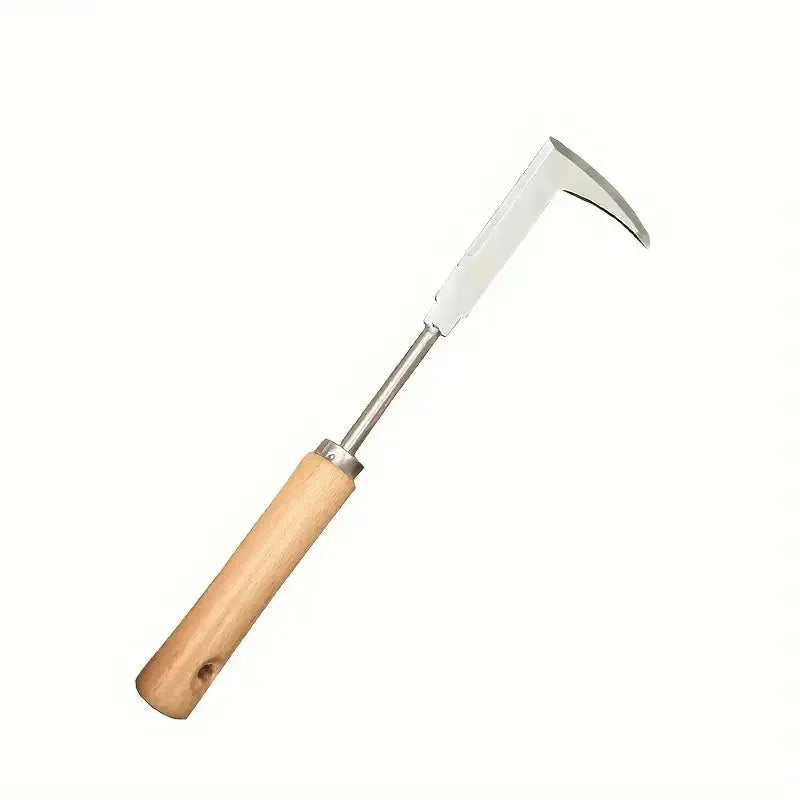 1pc 13.5inch L-shaped Stainless Steel Gap Weeding Tool Garden Hand Tool, For Clearing Weeds On Yard, Patio, Driveway from PriceLows™