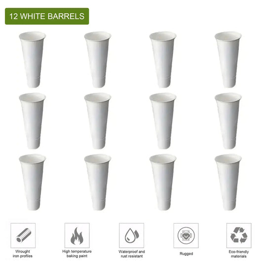 12 PCS Flower Display Stand Buckets (Flower Stand Not Included) Plastic Flower Pots Plant Planter for Home Patio Balcony Garden from PriceLows™