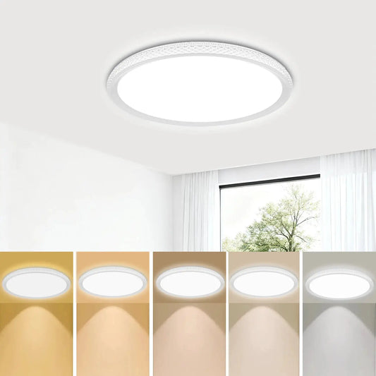 19-inch Ultra-bright Ceiling Light, Bedroom LED Ceiling Light, DIP switch dimming 2700K-6000K, Minimalist Office Light For Livin from PriceLows™