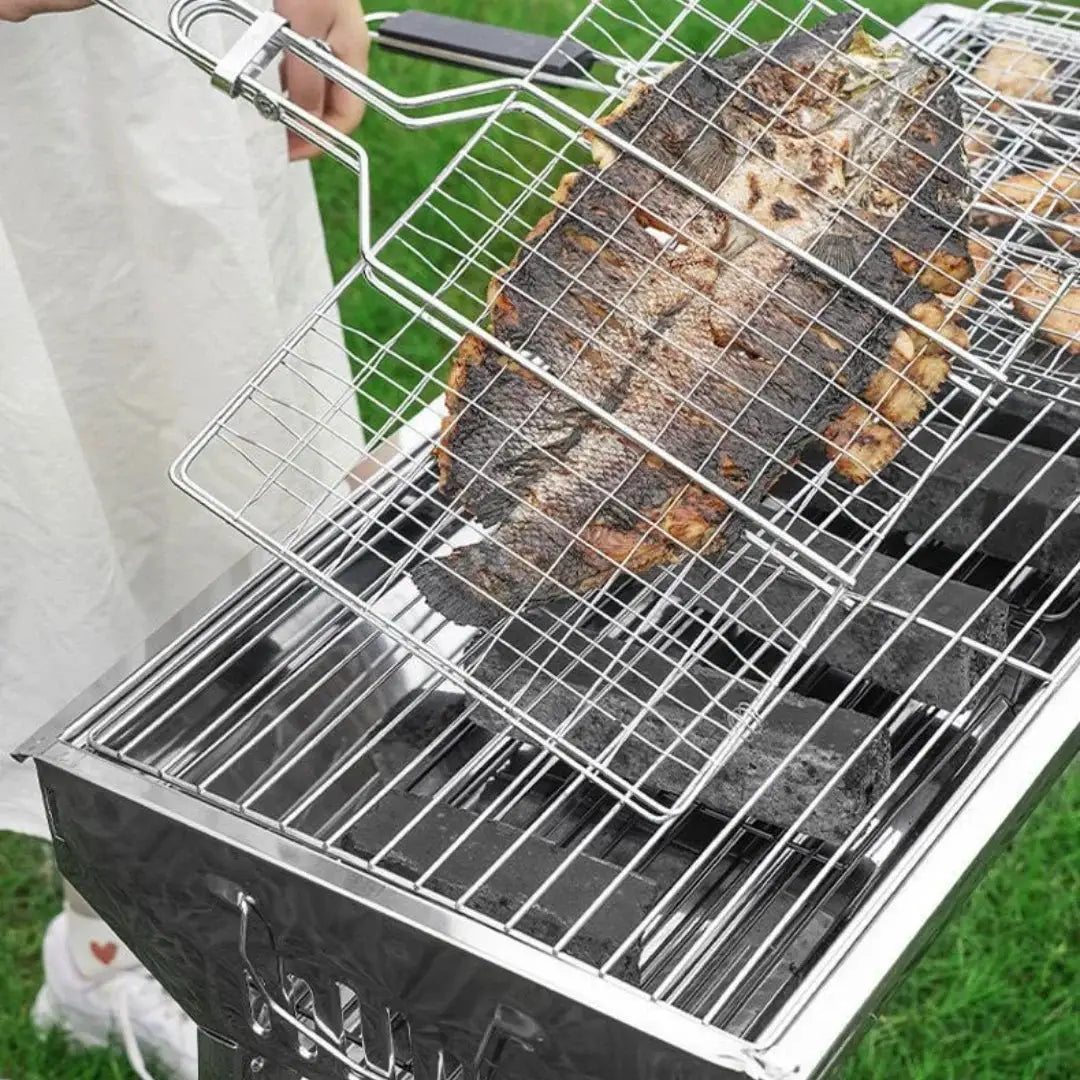 Barbecue Mesh Clip | Detachable Handle | Non Toxic Heat Resistant | One Size