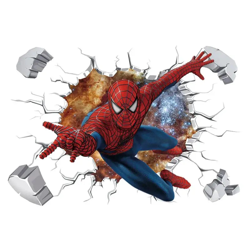 Wall Stickers | Avengers 3D Theme | Living Room Decor | One Size