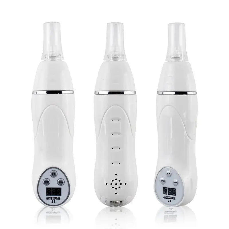 Diamond Dermabrasion Facial Scrubber | Vacuum Blackhead Remover | Pore Cleaning Skin Care Device