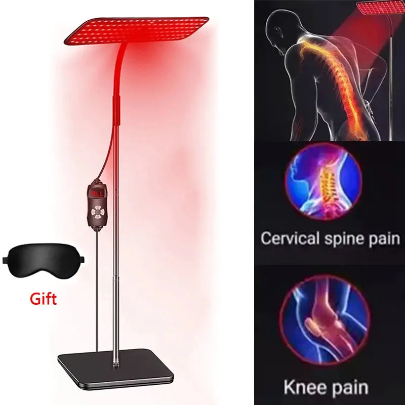 Near Infrared Light Panel | 660nm 850nm | Timer Adjusted Stand