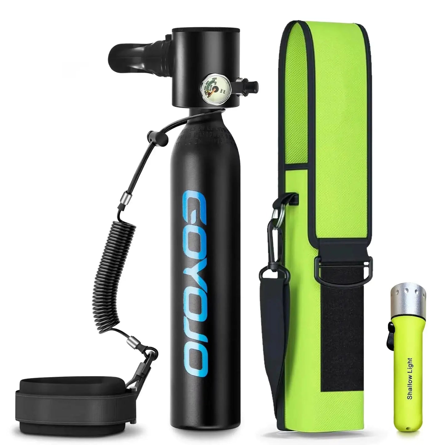 Mini Scuba Tank | 0.5L | Emergency Pony Bottle | Freediving