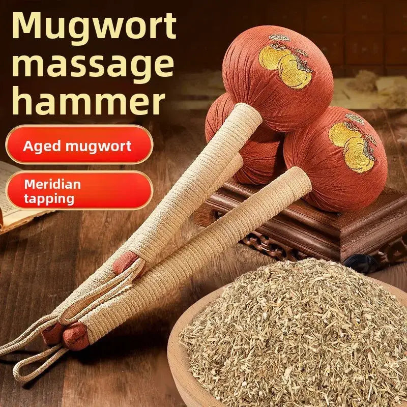 Moxibustion Massage Hammer | Hand Held Tool | Moring Therapy | Manual Tapping
