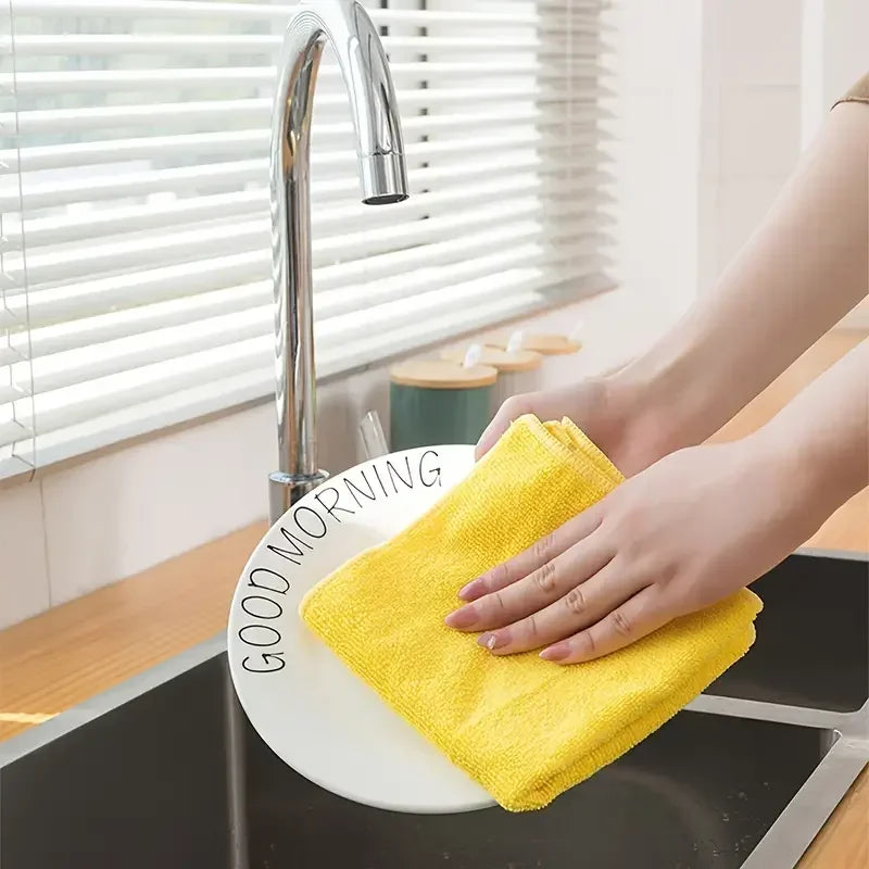 Microfiber Cleaning Cloth | Thickened And Super Absorbent | Car Wash | 25x25cm