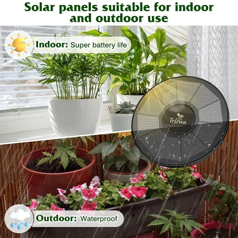 Solar Irrigation Equipment Greenhouse Irrigation Drip Irrigation Kit with 15M Hose for Potted Plants with Automatic Timer from PriceLows™