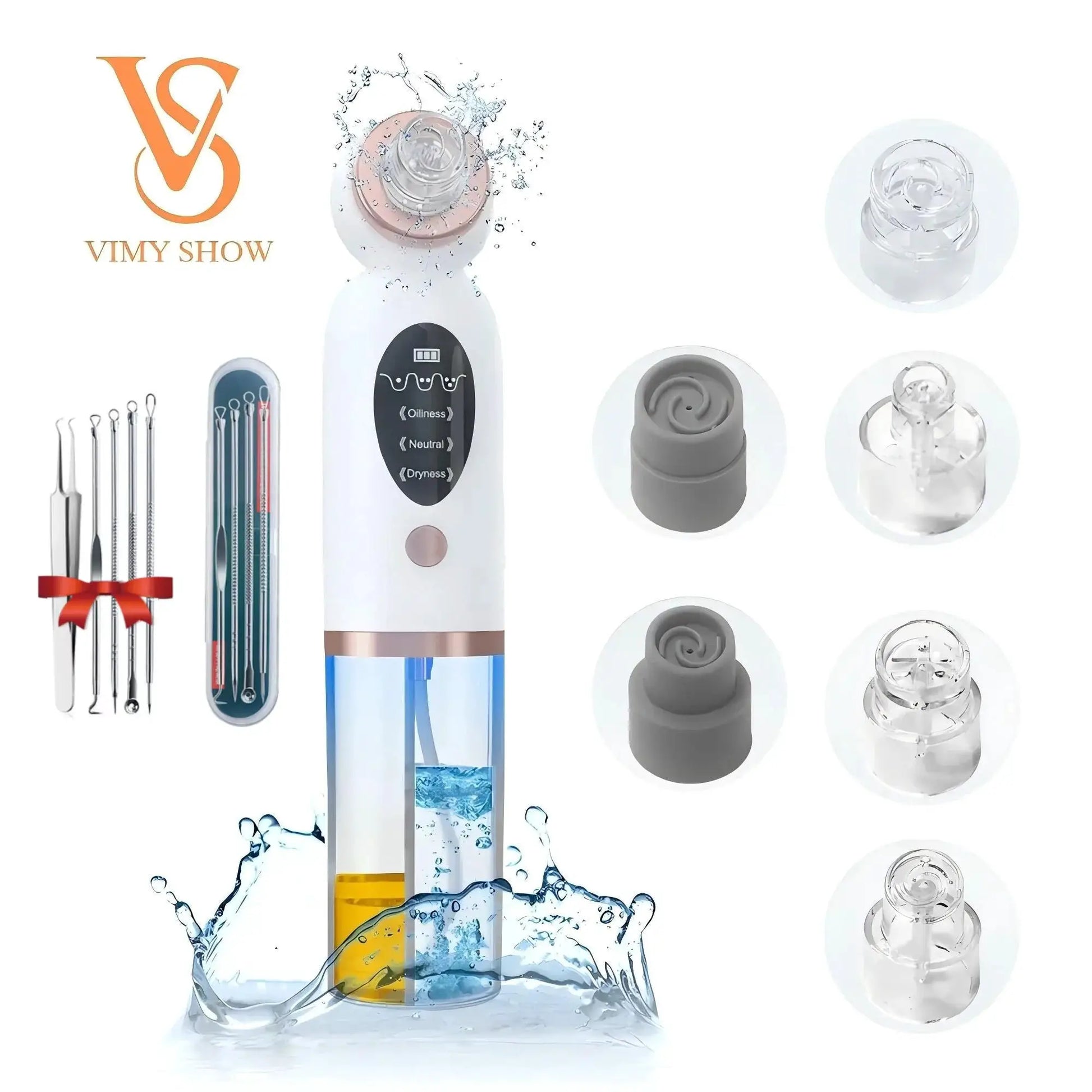 New Blackhead Remover Vacuum Suction Personal Care Small Bubble Electric Face Nose Cleaner from PriceLows™