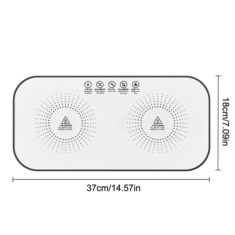 Electric Warming Tray | Fast Heating | Full Surface Heating | Multifunctional