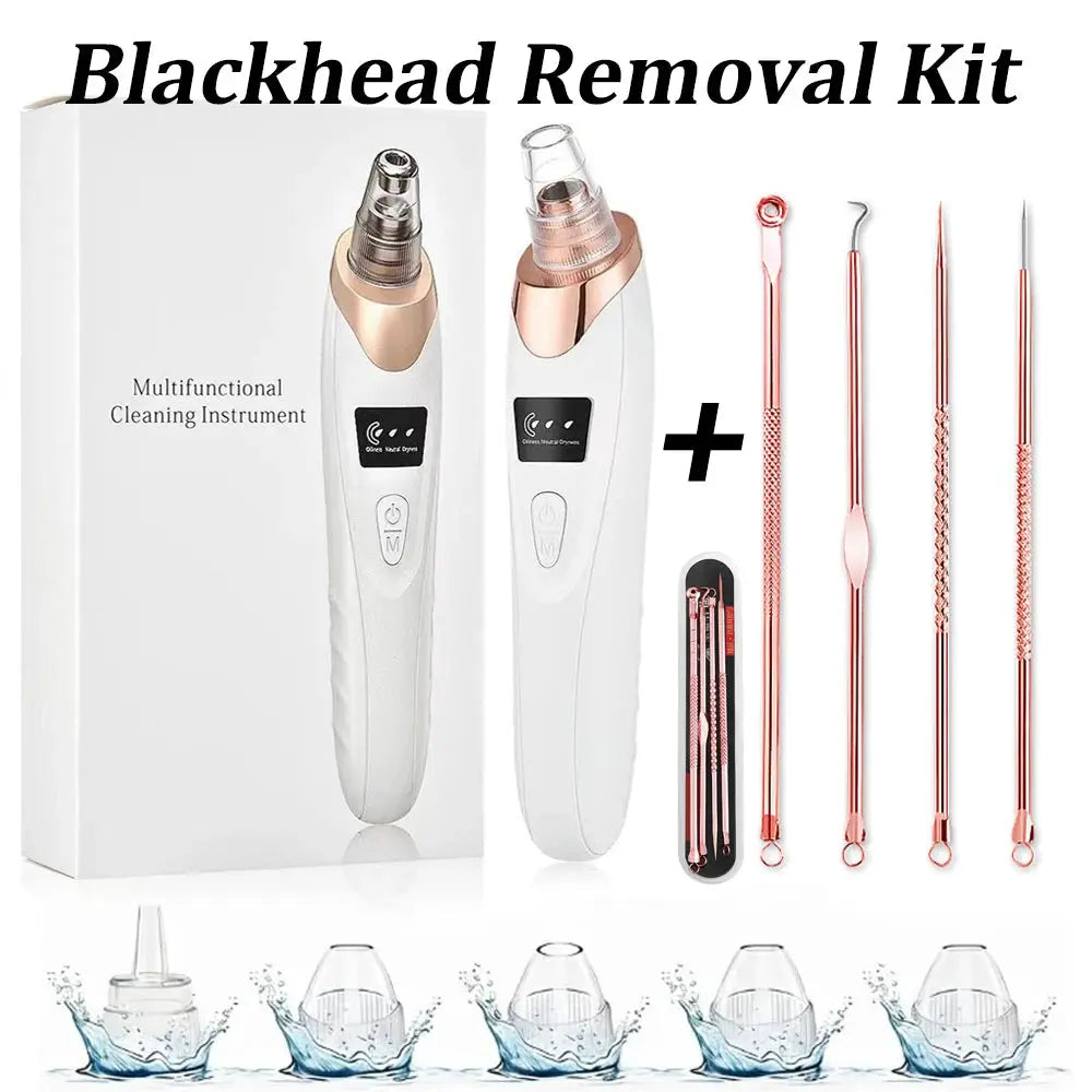 Electric Blackhead Remover Vacuum Acne Cleaner Black Dots Removal Facial Deep Cleansing Pore Cleaner Machine Skin Care Tools from PriceLows™