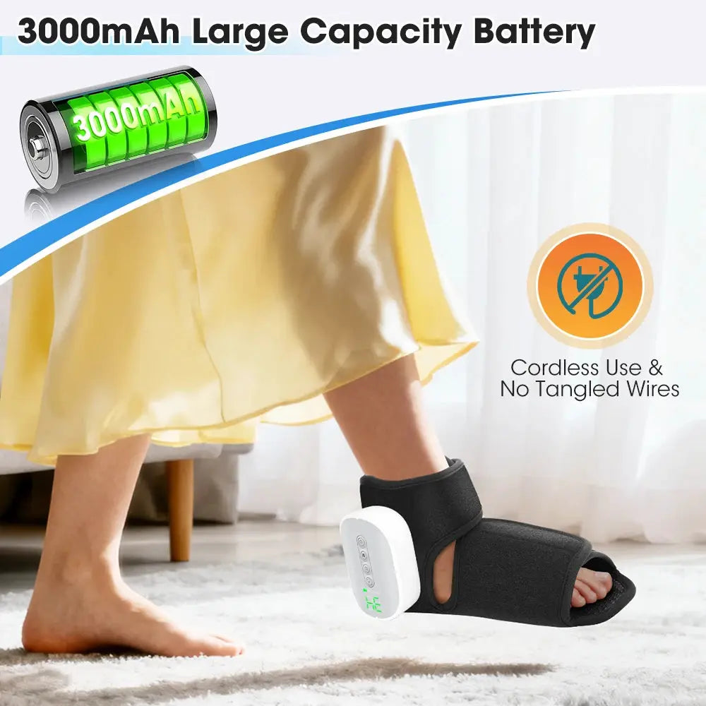 Cordless Foot Massager | 3000mAh Battery | 4 Pressure Levels