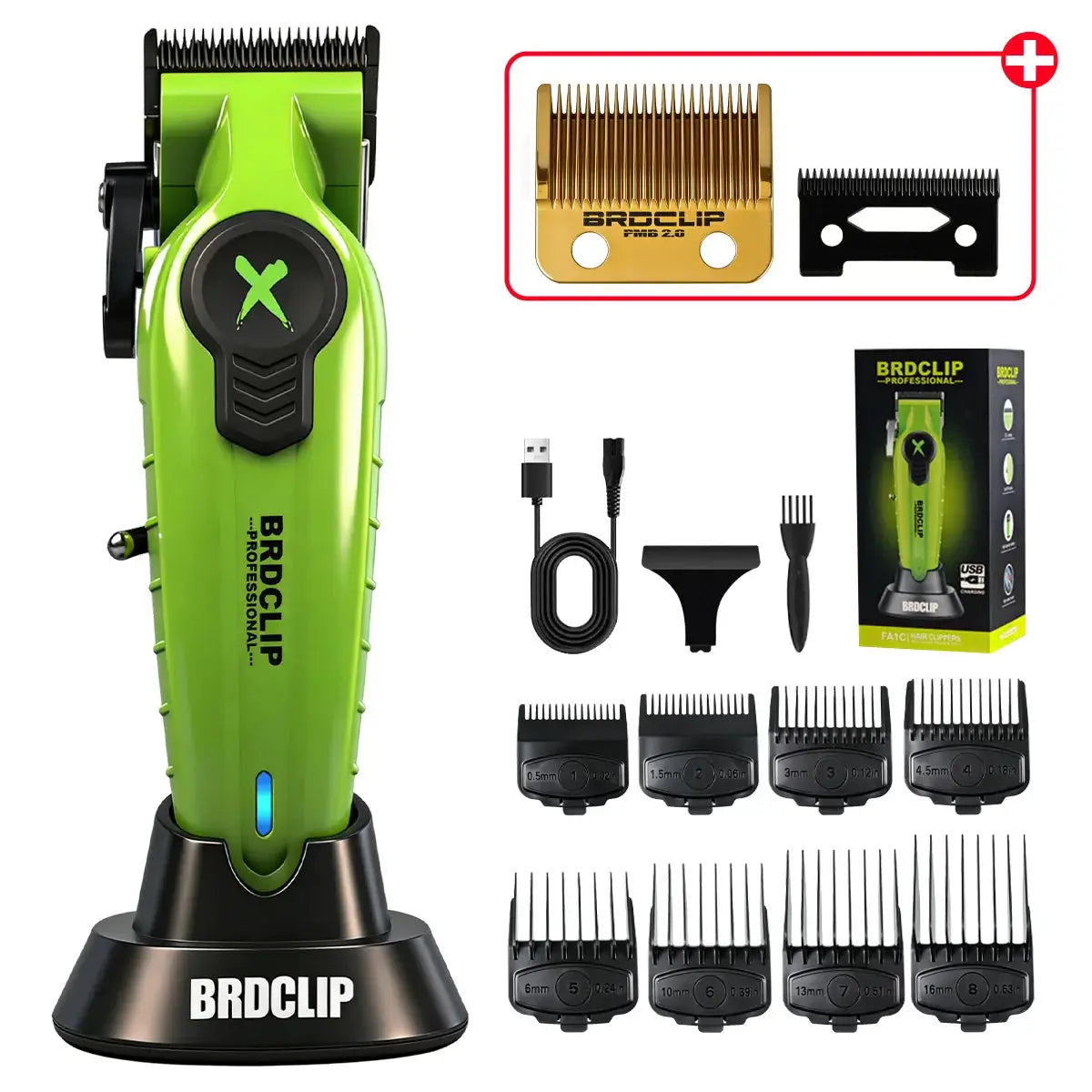 Hair Clipper Kit | 90 Min Battery Life | Stainless Steel Blades | FA1C FA1T FA1S