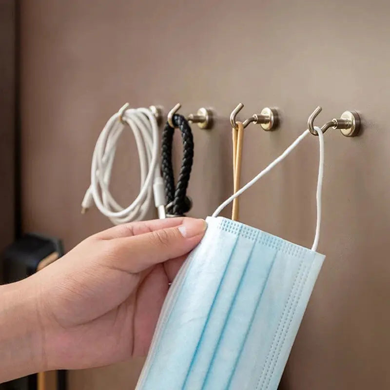 1-40PCS Strong Magnetic Hooks Multi-Purpose Storage Hooks Home Kitchen Bar Storage Hooks Key Storage Hooks Bathroom Hangers from PriceLows™