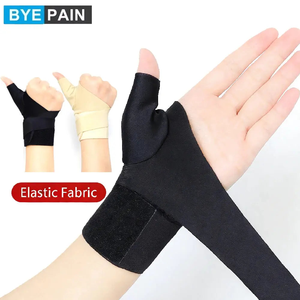 Thumb Wrist Support Brace | Adjustable Knit Liner | For Arthritis Tendonitis Pain Rel